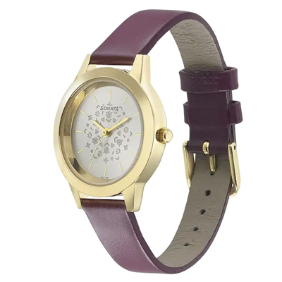 "Sonata Ladies Watch 87019YL05 - Click here to View more details about this Product